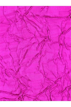 Abito corto increspato in seta fucsia ROBERTO CAVALLI | UWT101SE04502520
